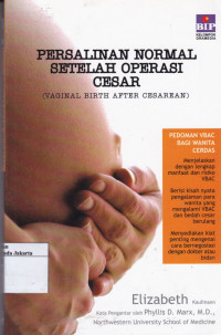 Persalinan Normal setelah Operasi Cesar