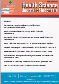 Health Science Journal of Indonesia