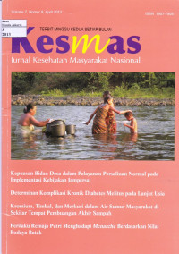 Kesmas: Jurnal Kesehatan Masyarakat Nasional