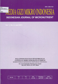 Media Gizi Mikro Indonesia: Indonesian Journal of Micronutrient