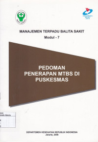 Manajemen Terpadu Balita Sakit: Modul 7