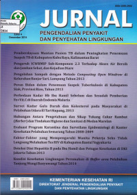 Jurnal Pengendalian Penyakit dan Penyehatan Lingkungan