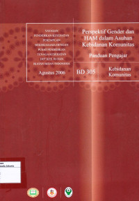 Perspektif Gender dan HAM dalam Asuhan Kebidanan Komunitas: Panduan Pengajar