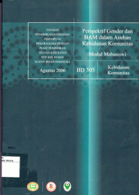 Perspektif Gender dan HAM dalam Asuhan Kebidanan Komunitas: Modul Mahasiswi