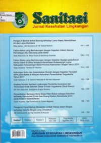 Sanitasi: Jurnal Kesehatan Lingkungan