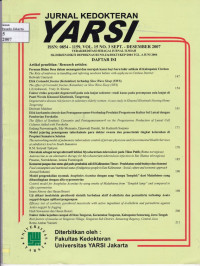 YARSI: Jurnal Kedokteran