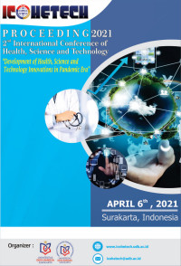 Proceeding of The 2nd International Conference of Health, Science and Technology : Development Health, Science and Technology Innovations in 
Pandemic Era